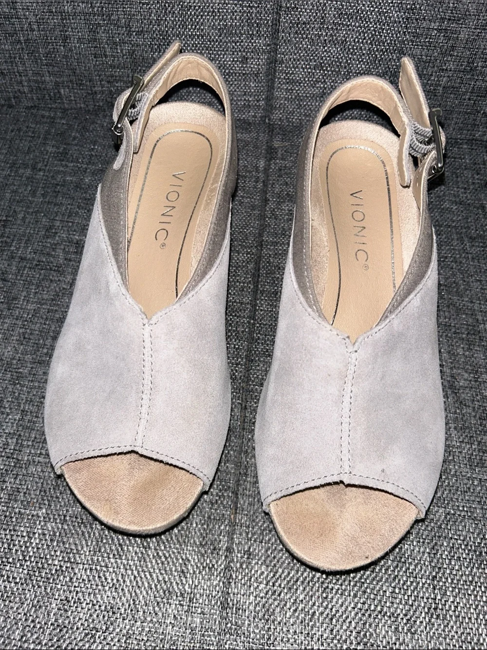 Vionic suede upper